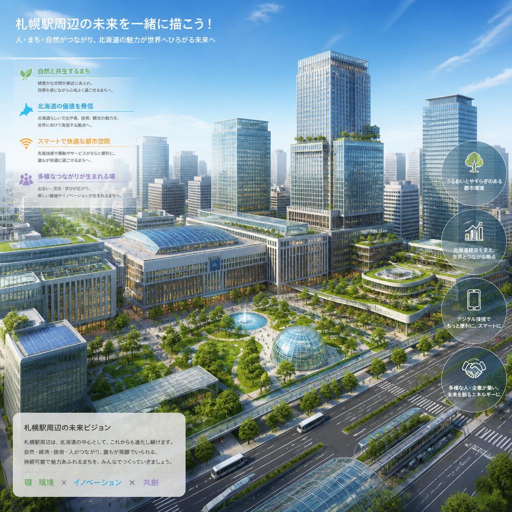 札幌駅周辺の未来を一緒に描こう！