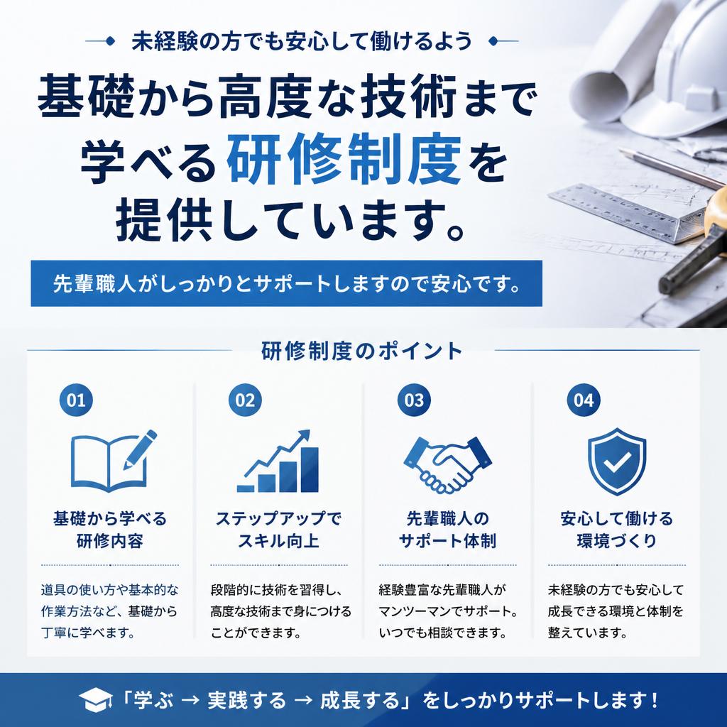2. 充実した研修制度