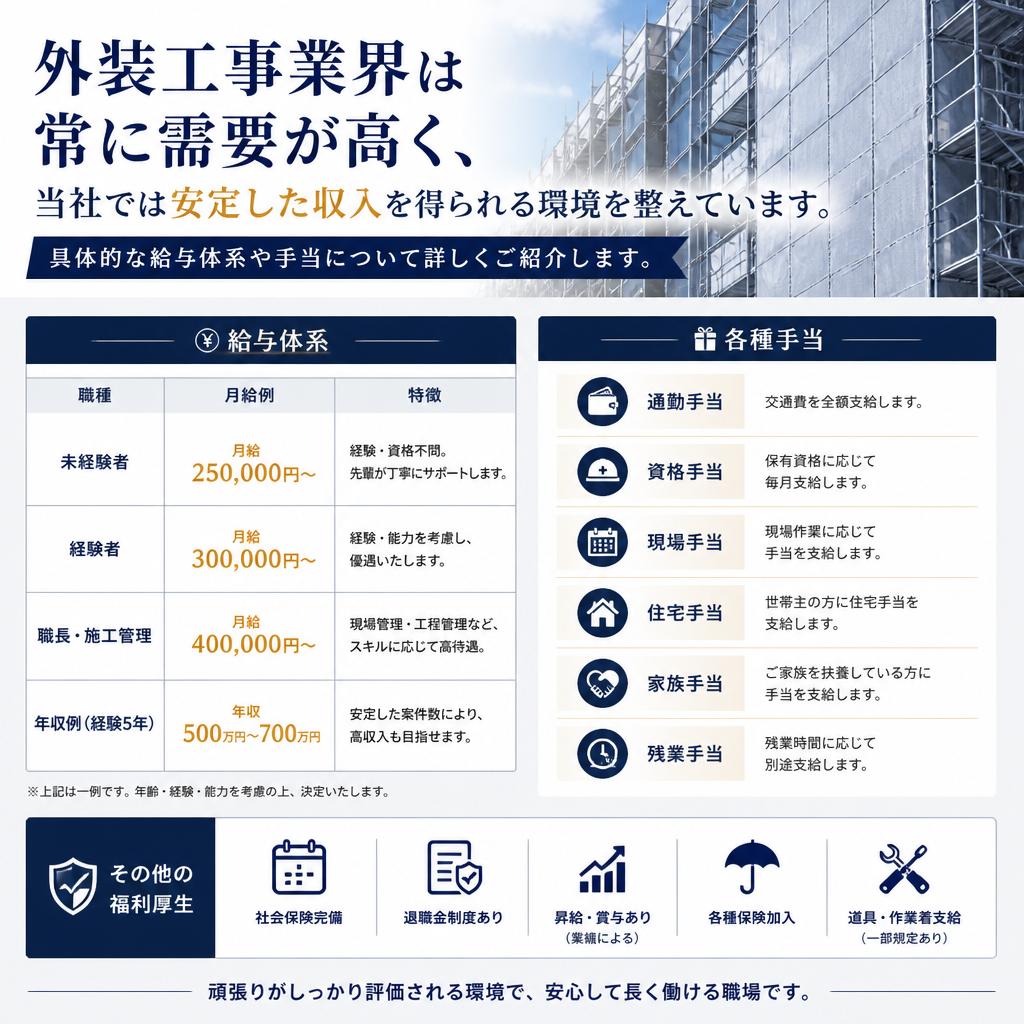 安定した収入が得られる理由