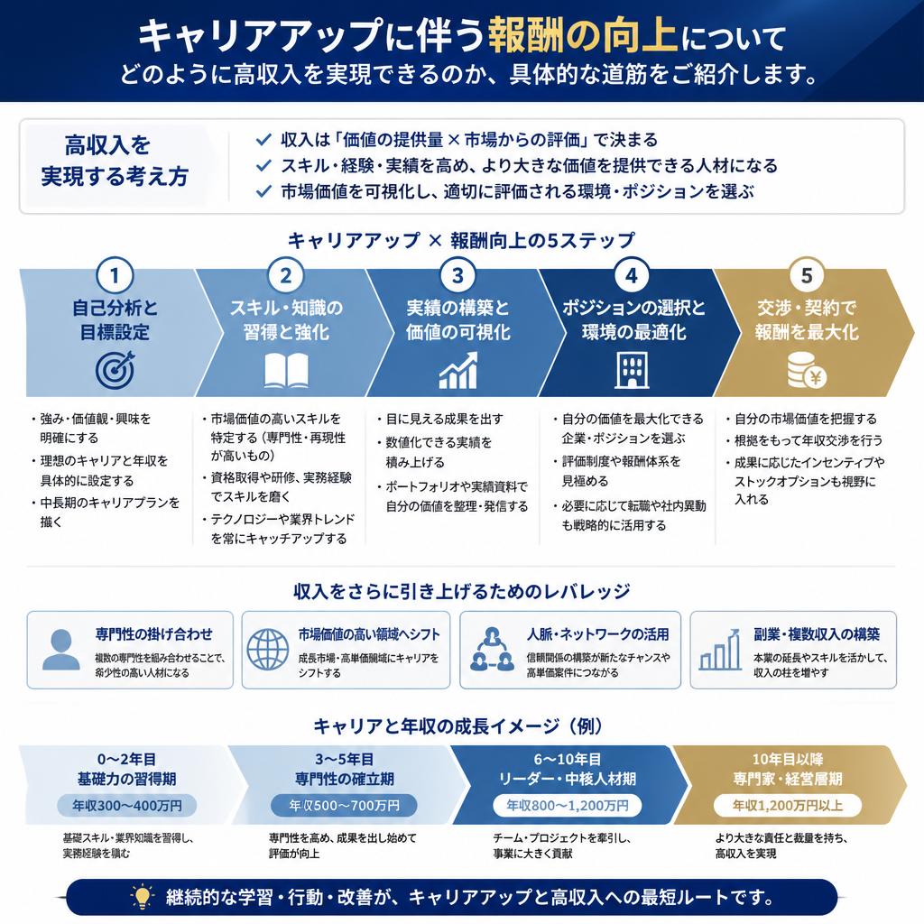 高収入を実現するキャリアパス