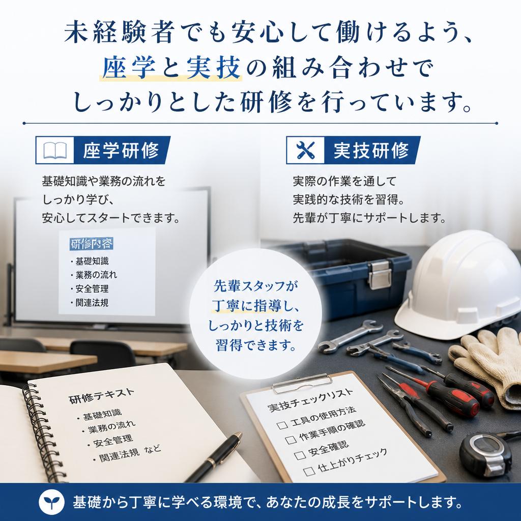 充実の教育体制