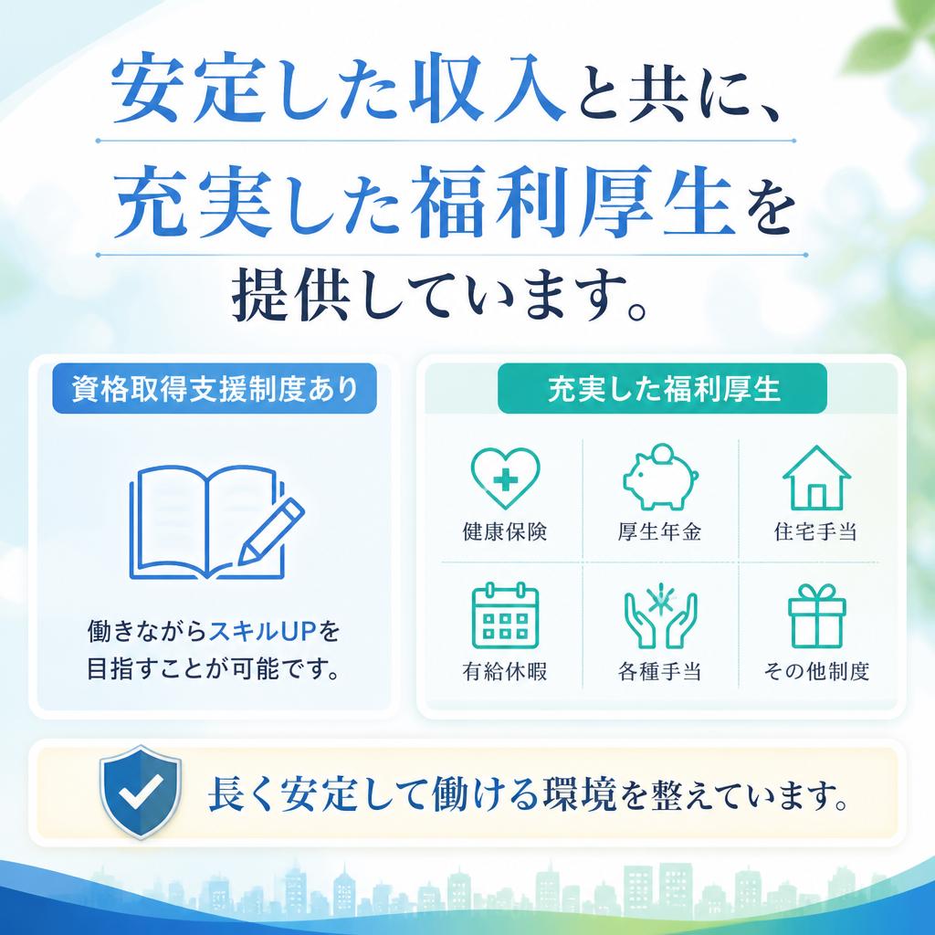 充実の福利厚生