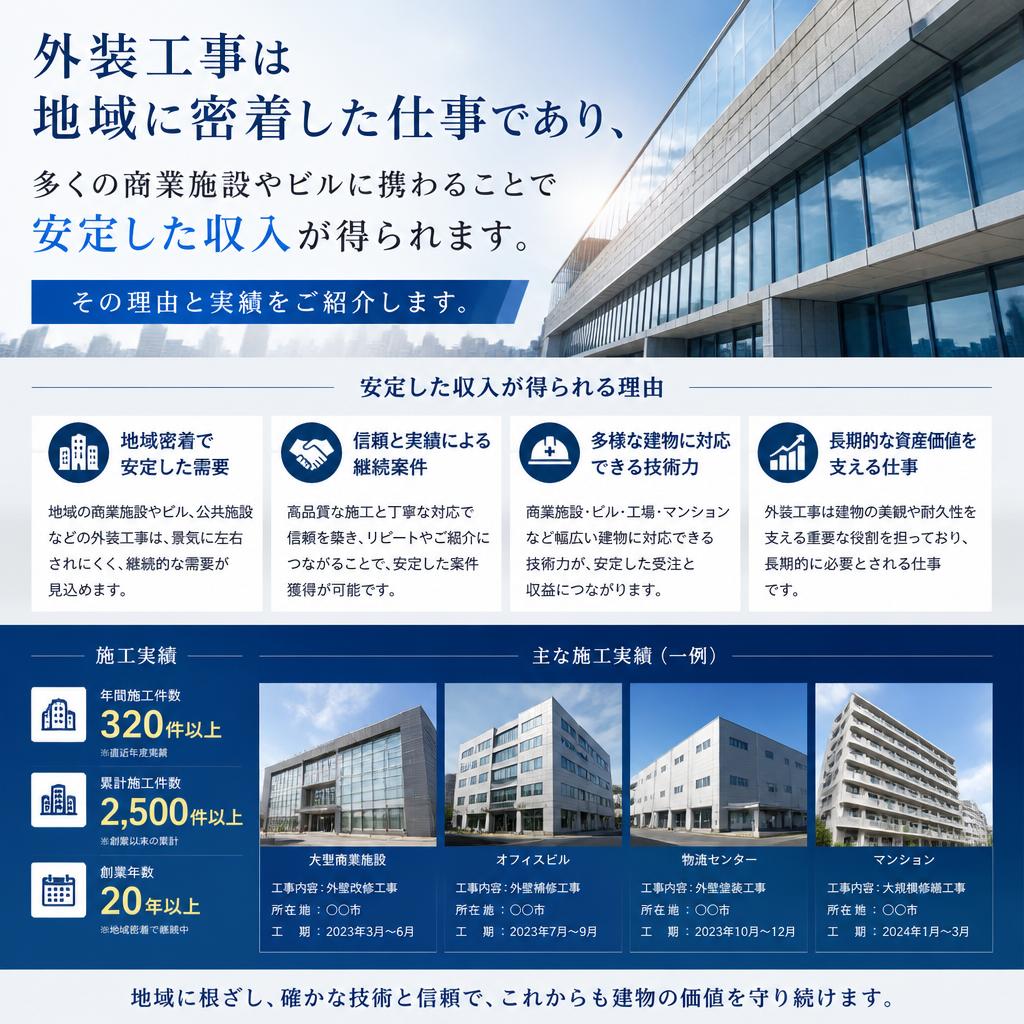 安定収入を得る理由