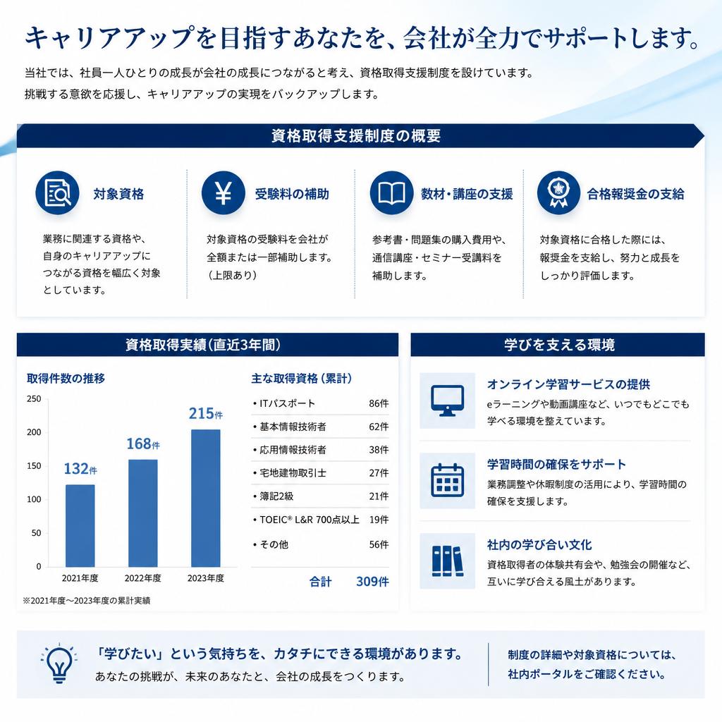 資格取得支援制度