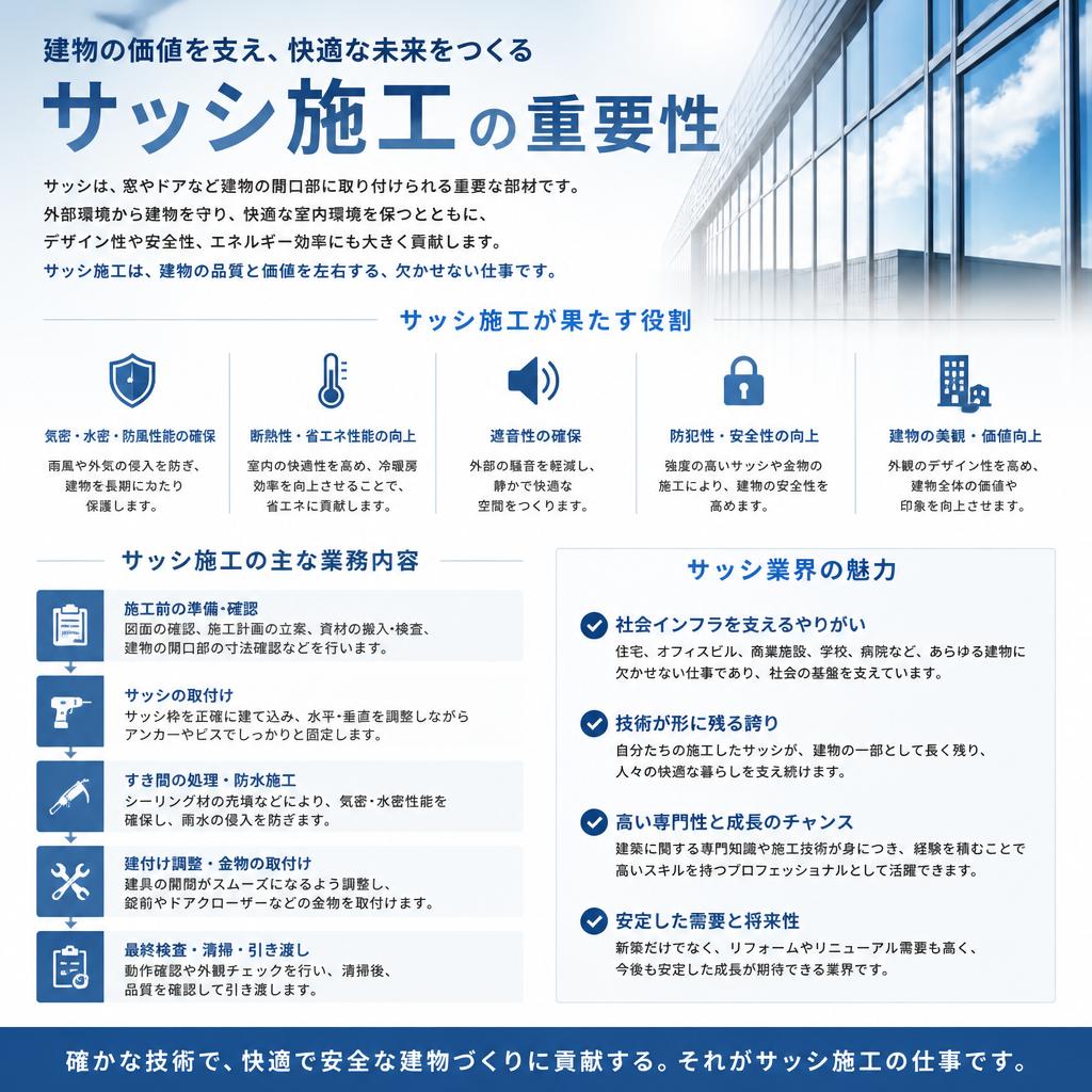 2. サッシ施工とは？
