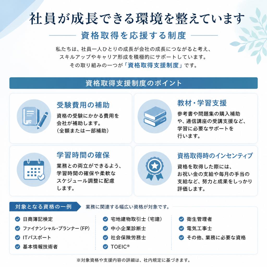 5. スキルアップと資格取得支援
