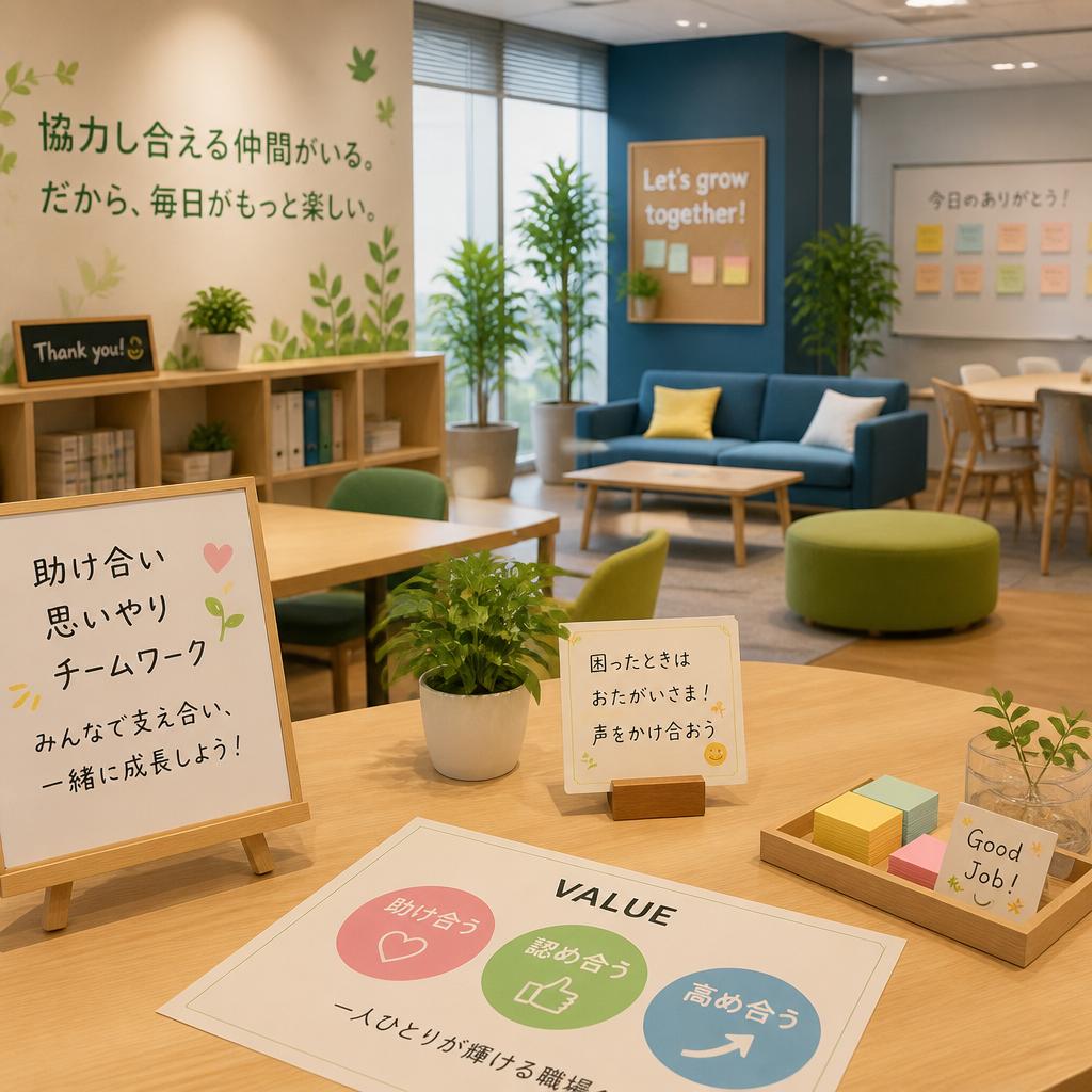 明るい職場環境