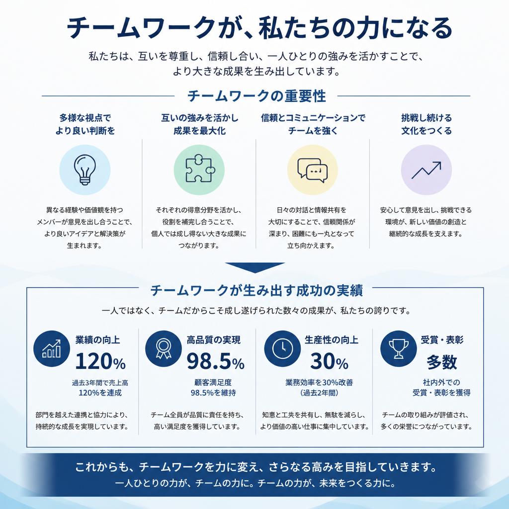 2. チームワークが生み出す成功
