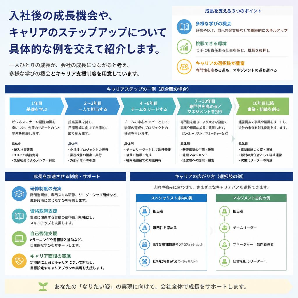 5. 仕事を通じた成長とキャリアパス