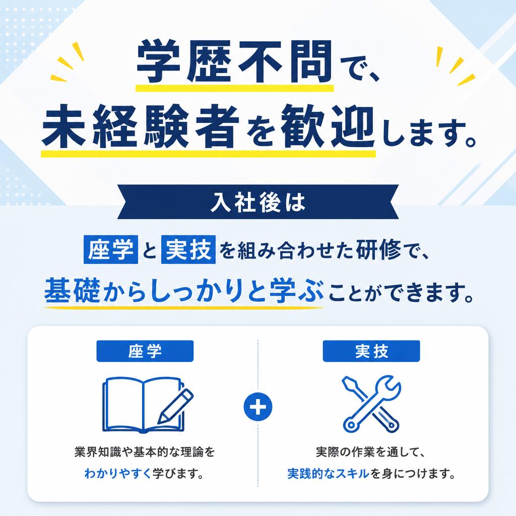 未経験からのスタート
